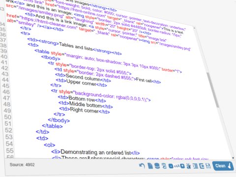 Free online HTML editor